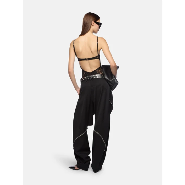 Attico black trousers