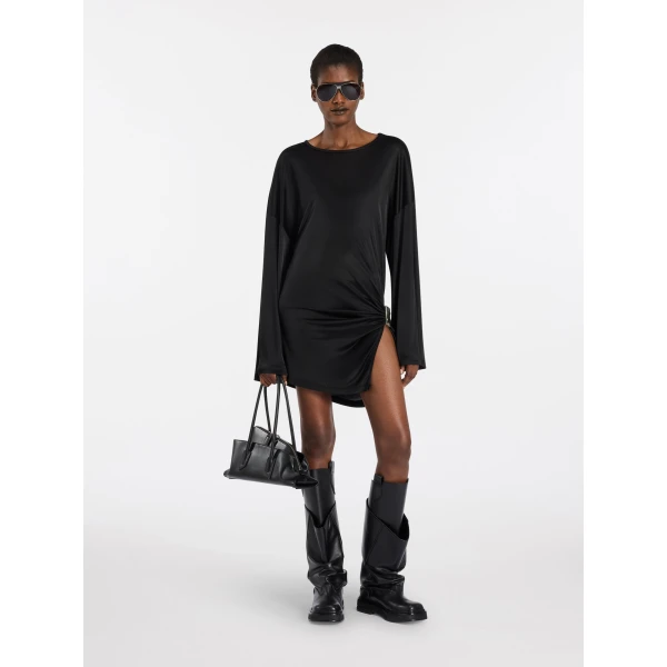 Black mini dress