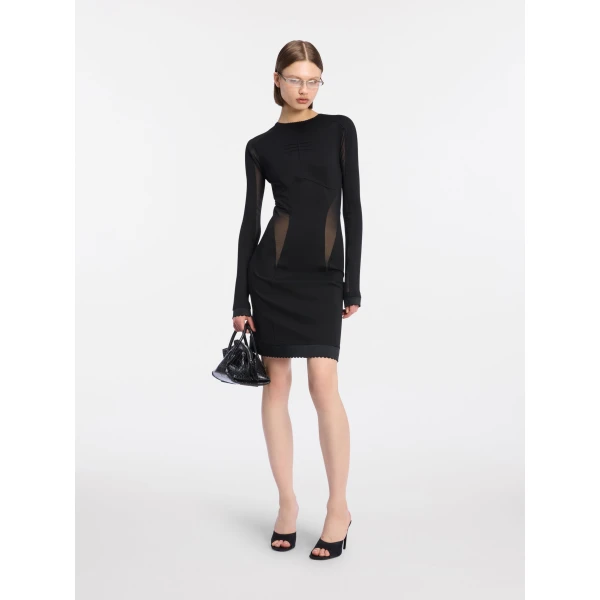 Black mini dress