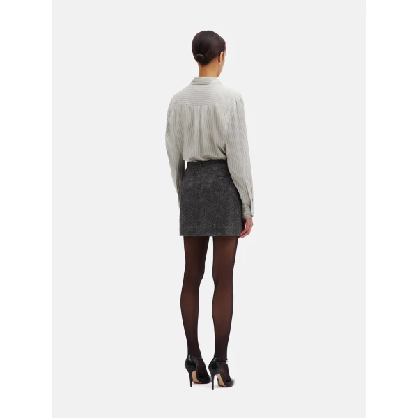 blazé milano anabas shirt in joysail beige and black