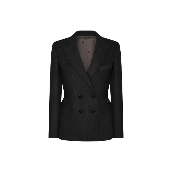 blazé milano charmer blazer in classy carbon black