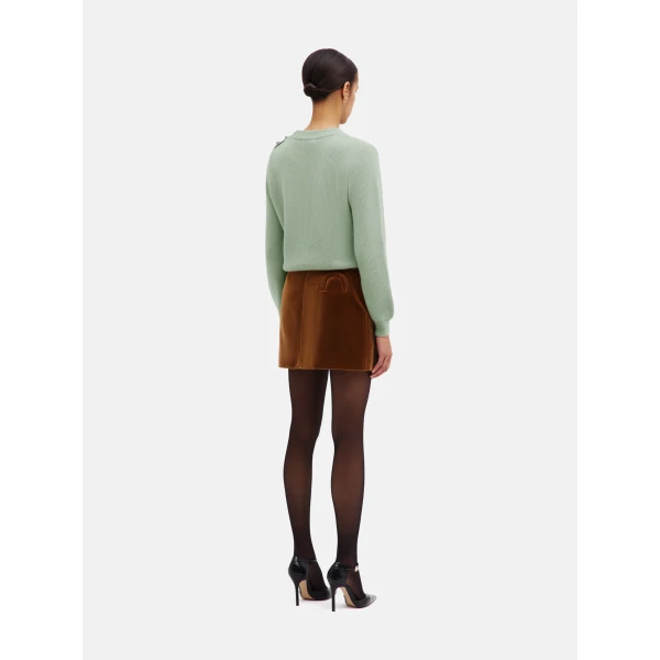 blazé milano coci mini skirt in jealousy caramel