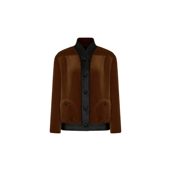 blazé milano coiba jacket in jealousy caramel