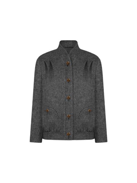 blazé milano coiba jacket in jline black and white