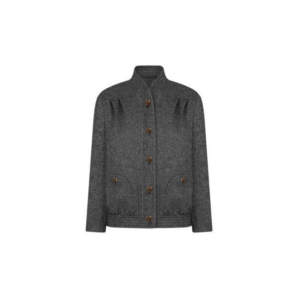 blazé milano coiba jacket in jline black and white