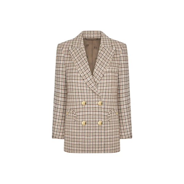 blazé milano everyday blazer in agape grey mix