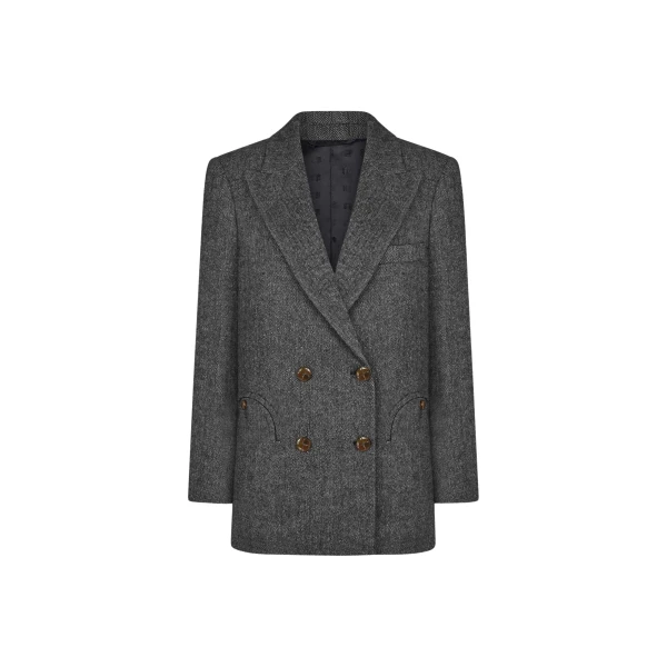 blazé milano everyday blazer in jline black and white