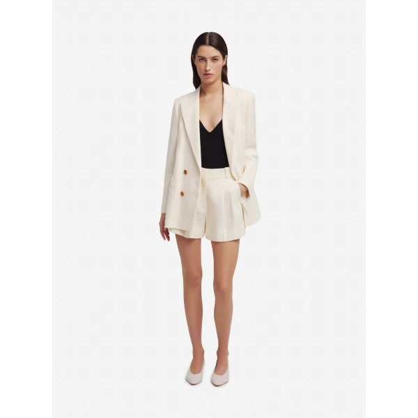 blazé milano everynight blazer in sun ivory