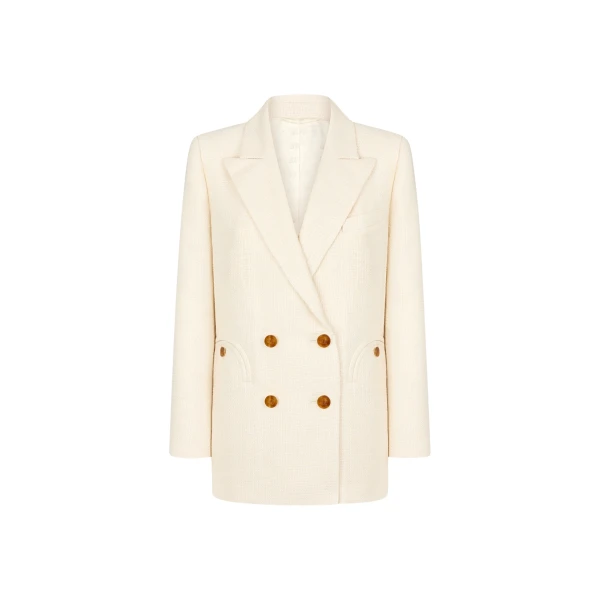 blazé milano everynight blazer in sun ivory