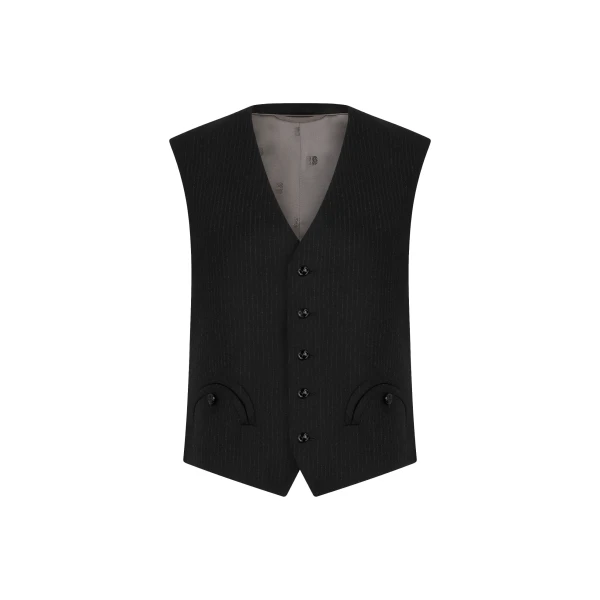 blazé milano feral gilet in classy carbon black