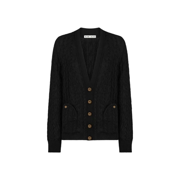 blazé milano ket cardigan in black
