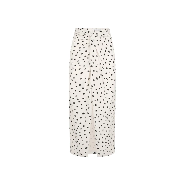 blazé milano konik maxi shirt in mariquita pois white