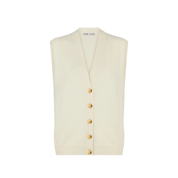 blazé milano maine gilet in butter