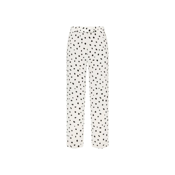 blazé milano nana pants in mariquita pois white