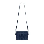 Polène Button Bow Box in Ink Button Bow Box in Ink - Clutch Bags - Parisian Luxury Leather Bag at Luxury Shoes 