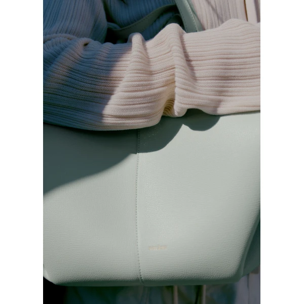 Polène Cyme in Sea Foam Cyme in Sea Foam - Totes & Top-Handle Bags - Parisian Luxury Leather Bag at Luxury Shoes 