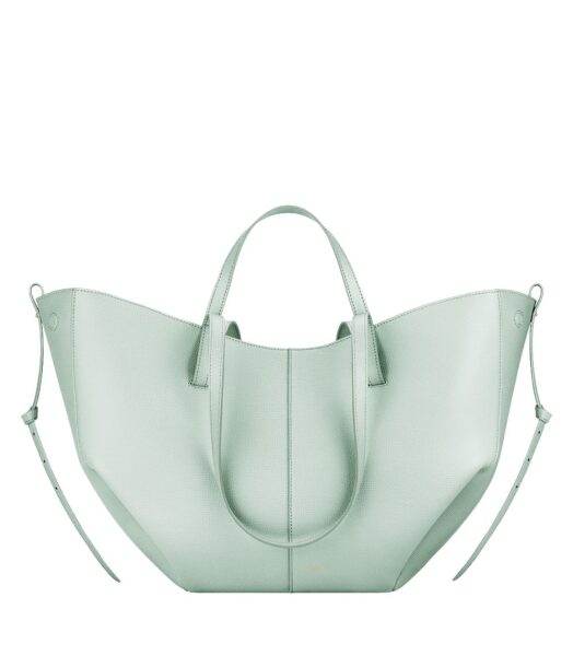 Polène Cyme in Sea Foam Cyme in Sea Foam - Totes & Top-Handle Bags - Parisian Luxury Leather Bag at Luxury Shoes 
