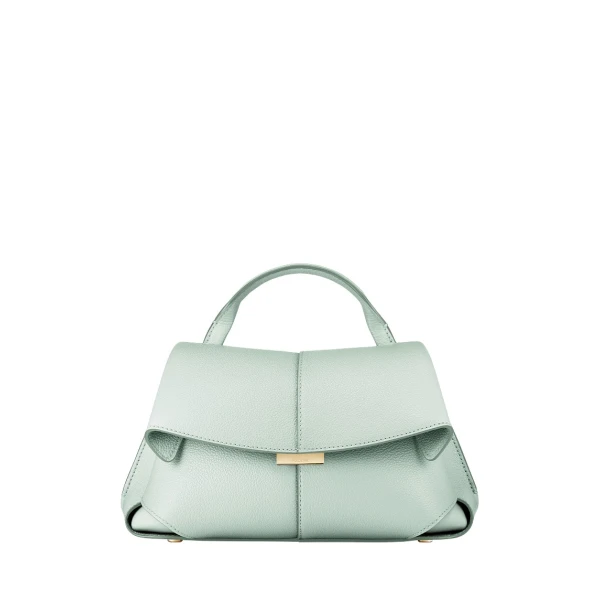 Polène Mokki Mini in Sea Foam Mokki Mini in Sea Foam - Mini Bags - Parisian Luxury Leather Bag at Luxury Shoes 