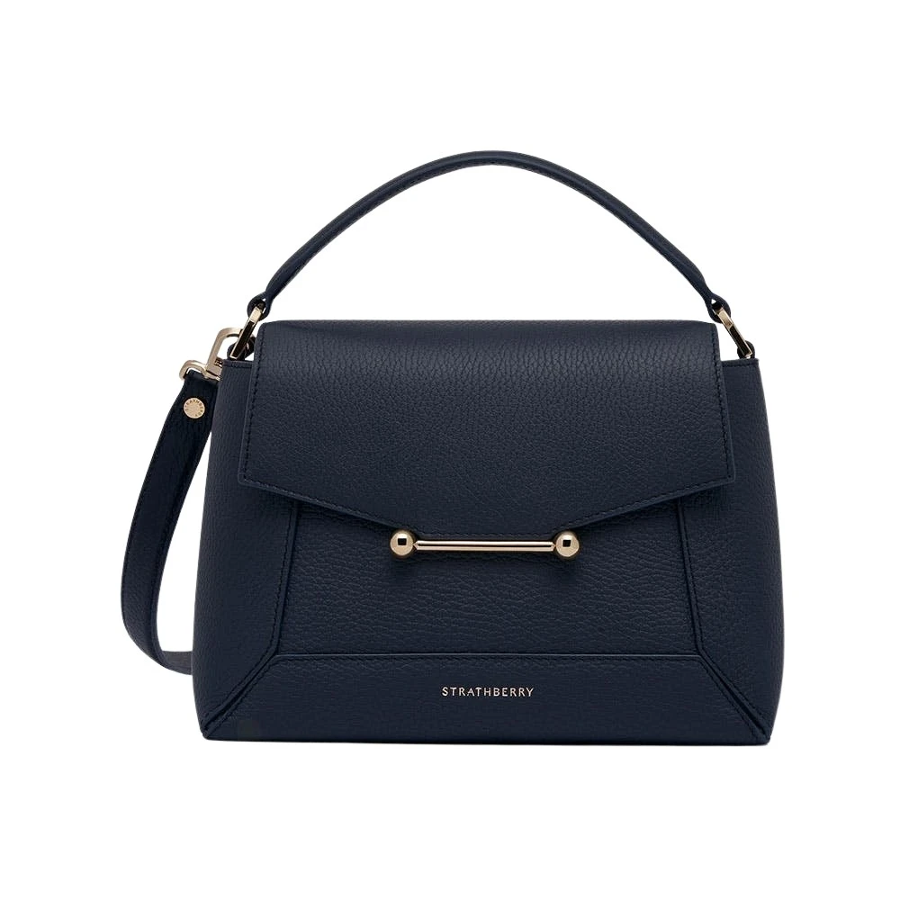 Blue-Mosaic-Bag-in-Navy13705_nobg Strathberry Mosaic Bag tote