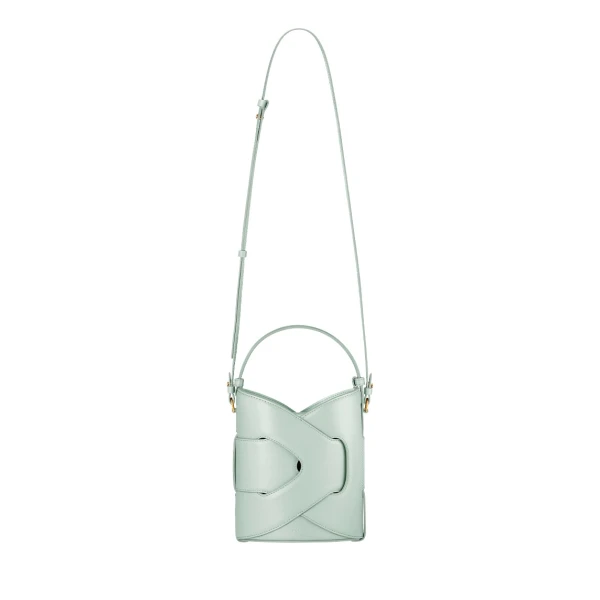 Polène Nodde Seau in Sea Foam Nodde Seau in Sea Foam - Bucket Bags - Parisian Luxury Leather Bag at Luxury Shoes 