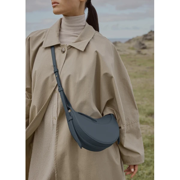 Polène Numéro Dix in Midnight Blue Numéro Dix in Midnight Blue - Shoulder & Crossbody Bags - Parisian Luxury Leather Bag at Luxury Shoes 