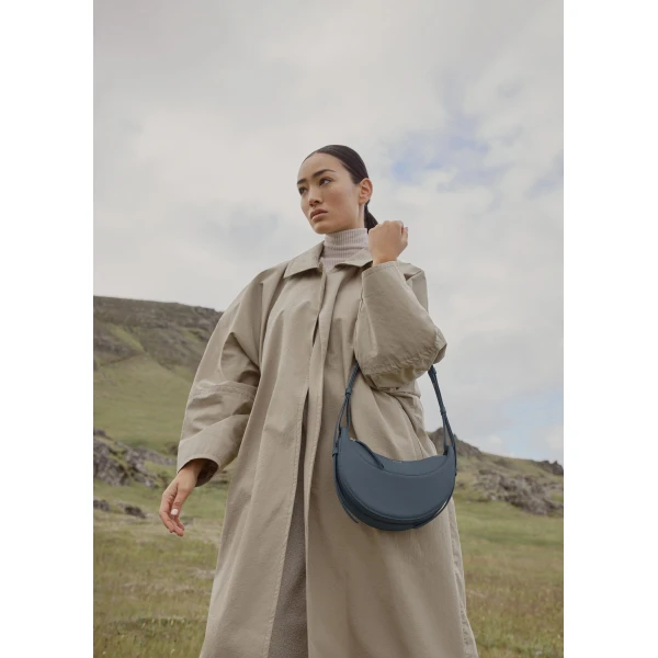 Polène Numéro Dix in Midnight Blue Numéro Dix in Midnight Blue - Shoulder & Crossbody Bags - Parisian Luxury Leather Bag at Luxury Shoes 