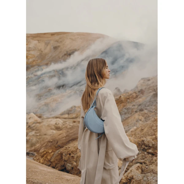 Polène Numéro Dix in Polar Numéro Dix in Polar - Shoulder & Crossbody Bags - Parisian Luxury Leather Bag at Luxury Shoes 