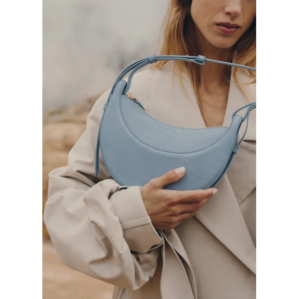 Polène Numéro Dix in Polar Numéro Dix in Polar - Shoulder & Crossbody Bags - Parisian Luxury Leather Bag at Luxury Shoes 