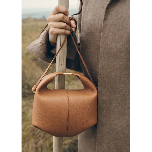 Polène Béri in Camel Béri in Camel - Shoulder & Crossbody Bags - Parisian Luxury Leather Bag at Luxury Shoes 