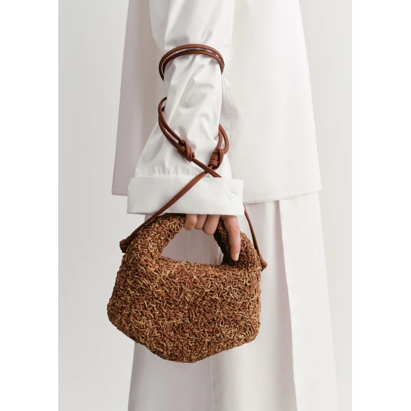 Polène Béri in Cognac Béri in Cognac - Shoulder & Crossbody Bags - Parisian Luxury Leather Bag at Luxury Shoes 