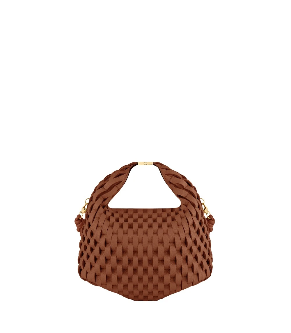 Brown-Beri-in-Onda-Cognac-collection-coveti84707_nobg Polène Béri in Onda Cognac Béri in Onda Cognac - Shoulder & Crossbody Bags - Parisian Luxury Leather Bag at Luxury Shoes