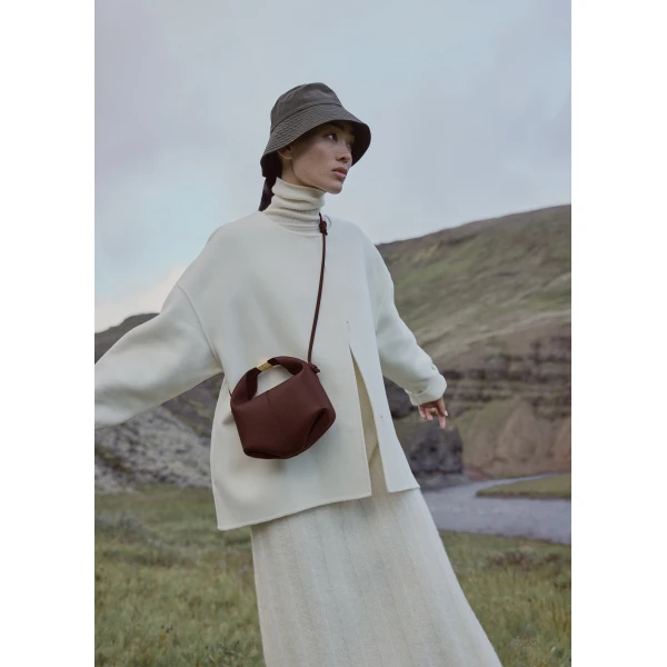 Polène Béri in Sandalwood Béri in Sandalwood - Shoulder & Crossbody Bags - Parisian Luxury Leather Bag at Luxury Shoes 