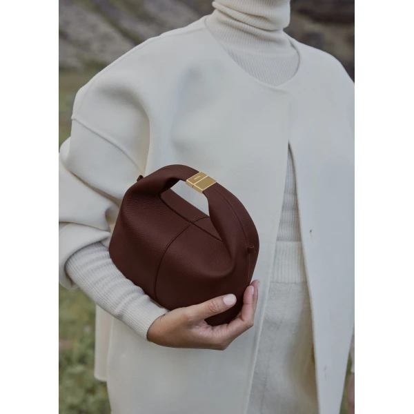 Polène Béri in Sandalwood Béri in Sandalwood - Shoulder & Crossbody Bags - Parisian Luxury Leather Bag at Luxury Shoes 