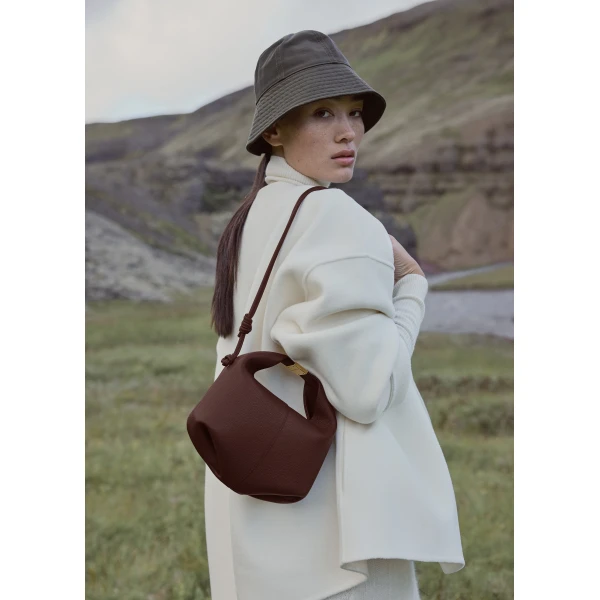 Polène Béri in Sandalwood Béri in Sandalwood - Shoulder & Crossbody Bags - Parisian Luxury Leather Bag at Luxury Shoes 