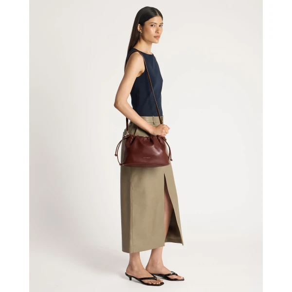 Strathberry Charlotte Midi Drawstring bucket bag