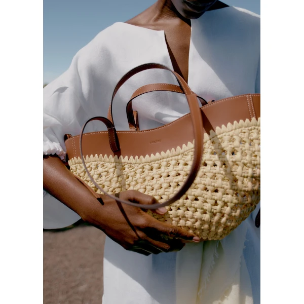 Polène Cyme Mini in Brown Cyme Mini in Brown - Mini Bags - Parisian Luxury Leather Bag at Luxury Shoes 