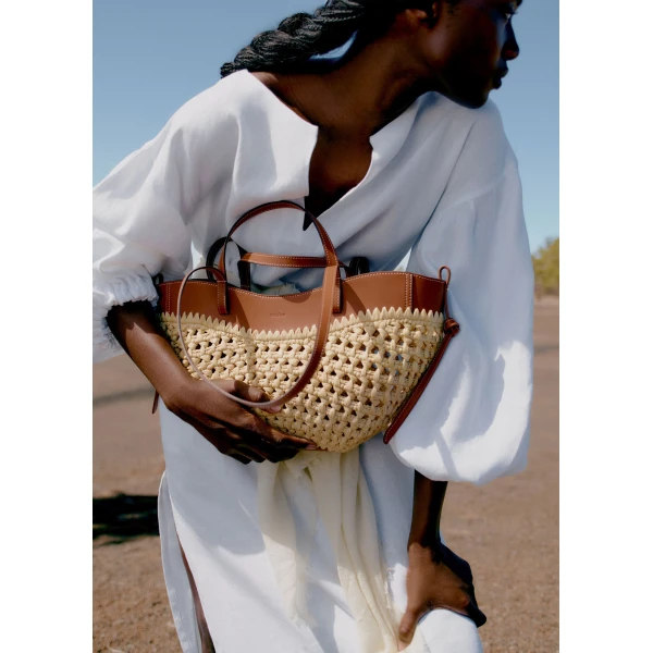 Polène Cyme Mini in Brown Cyme Mini in Brown - Mini Bags - Parisian Luxury Leather Bag at Luxury Shoes 