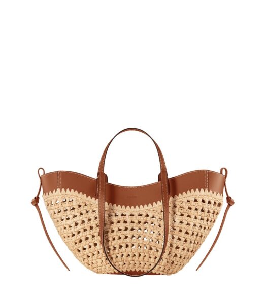 Polène Cyme Mini in Brown Cyme Mini in Brown - Mini Bags - Parisian Luxury Leather Bag at Luxury Shoes 