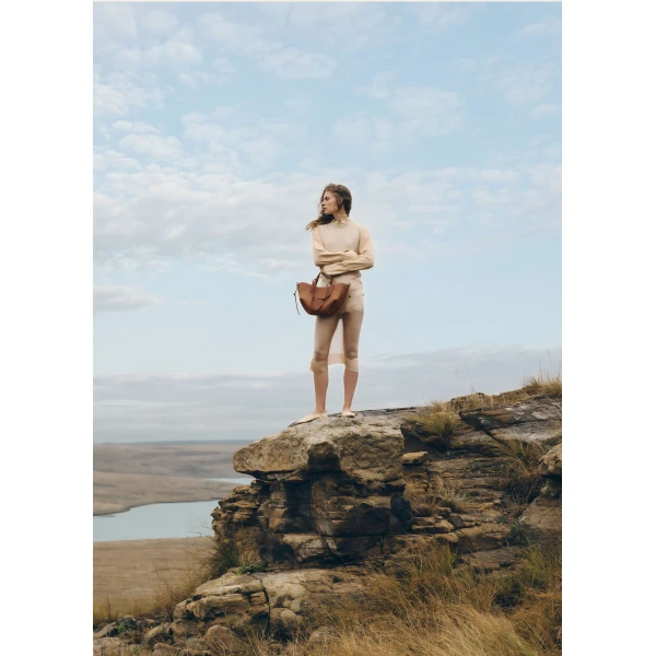Polène Cyme Mini in Camel Cyme Mini in Camel - Mini Bags - Parisian Luxury Leather Bag at Luxury Shoes 