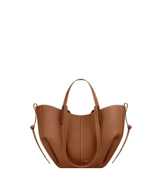 Polène Cyme Mini in Camel Cyme Mini in Camel - Mini Bags - Parisian Luxury Leather Bag at Luxury Shoes 