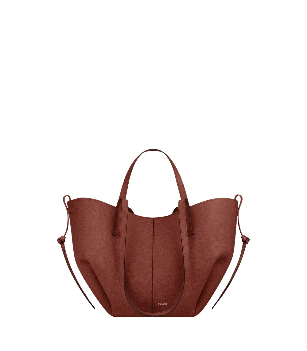 Brown-Cyme-Mini-in-Red-Clay-collection-coveti75187_nobg Polène Cyme Mini in Red Clay Cyme Mini in Red Clay - Mini Bags - Parisian Luxury Leather Bag at Luxury Shoes