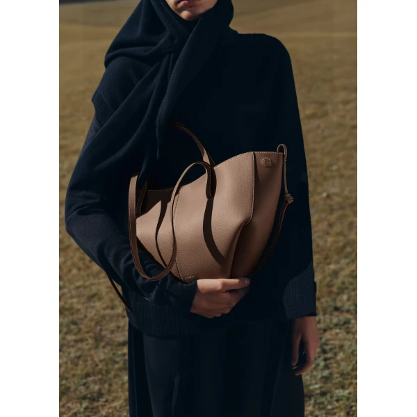 Polène Cyme Mini in Root Cyme Mini in Root - Mini Bags - Parisian Luxury Leather Bag at Luxury Shoes 