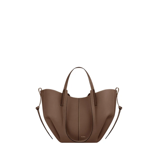 Polène Cyme Mini in Root Cyme Mini in Root - Mini Bags - Parisian Luxury Leather Bag at Luxury Shoes 