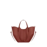 Polène Cyme Mini in Terracotta Cyme Mini in Terracotta - Mini Bags - Parisian Luxury Leather Bag at Luxury Shoes 
