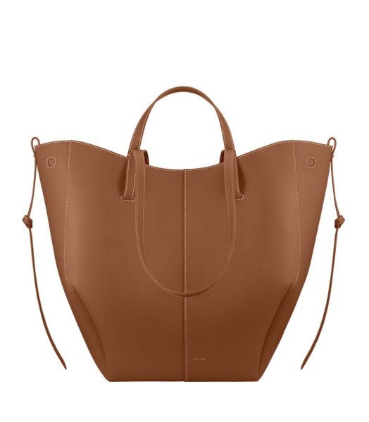Polène Cyme Tote in Camel Cyme Tote in Camel - Totes & Top-Handle Bags - Parisian Luxury Leather Bag at Luxury Shoes 