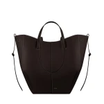 Polène Cyme Tote in Ebony Cyme Tote in Ebony - Totes & Top-Handle Bags - Parisian Luxury Leather Bag at Luxury Shoes 