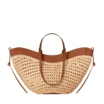 Brown-Cyme-in-Brown-collection-coveti78077_nobg Polène Cyme in Brown Cyme in Brown - Totes & Top-Handle Bags - Parisian Luxury Leather Bag at Luxury Shoes