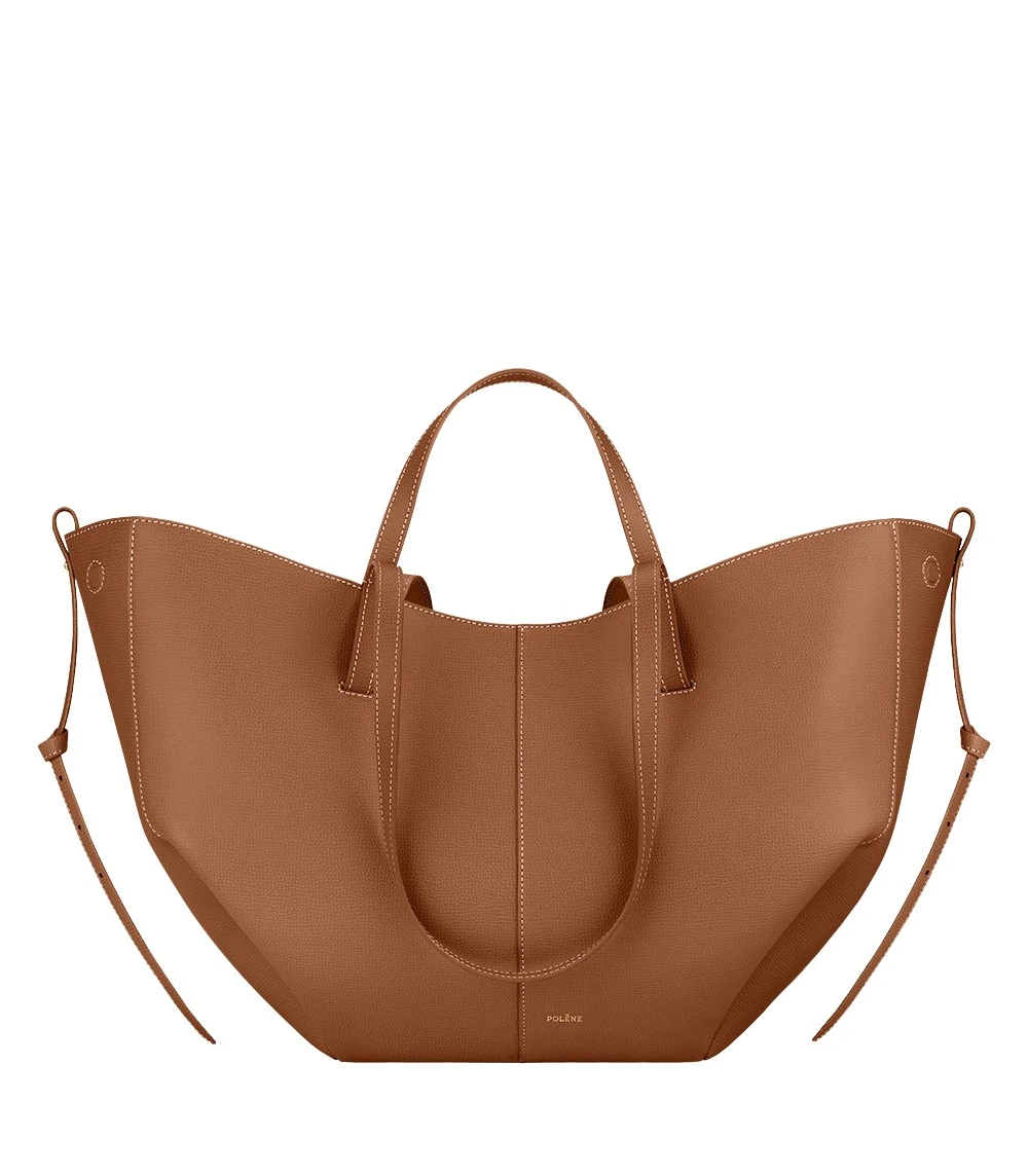 Brown-Cyme-in-Camel-collection-coveti68933_nobg Polène Cyme in Camel Cyme in Camel - Totes & Top-Handle Bags - Parisian Luxury Leather Bag at Luxury Shoes