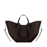 Polène Cyme in Ebony Cyme in Ebony - Totes & Top-Handle Bags - Parisian Luxury Leather Bag at Luxury Shoes 