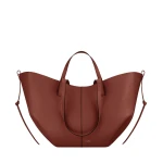 Polène Cyme in Red Clay Cyme in Red Clay - Totes & Top-Handle Bags - Parisian Luxury Leather Bag at Luxury Shoes 